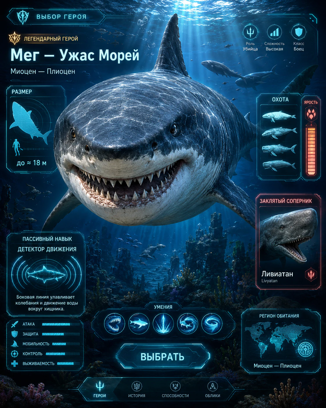 Prehistoric MOBA Heroes — древние животные как игровые герои result 4