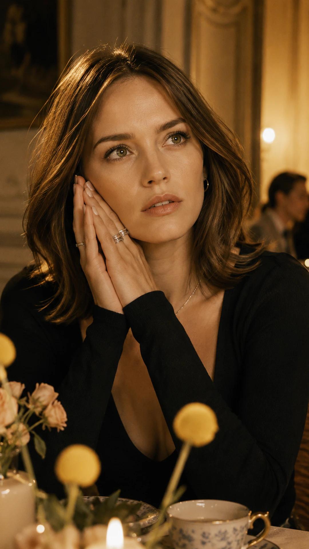 Golden Pearl Portrait — портрет с жёстким солнечным светом result 4