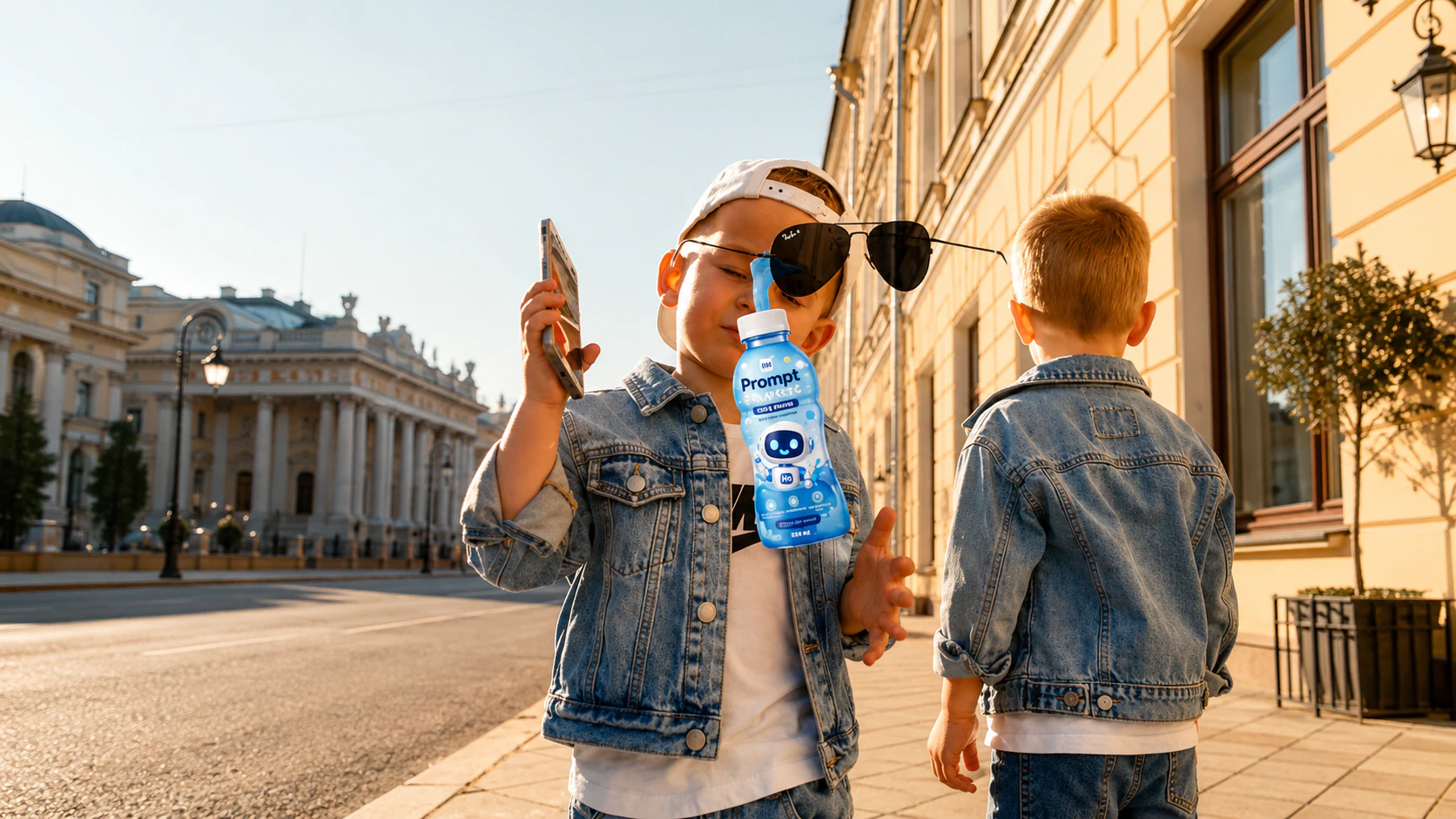 Cinematic Slow-Mo Ad — пролёт через очки и продукт